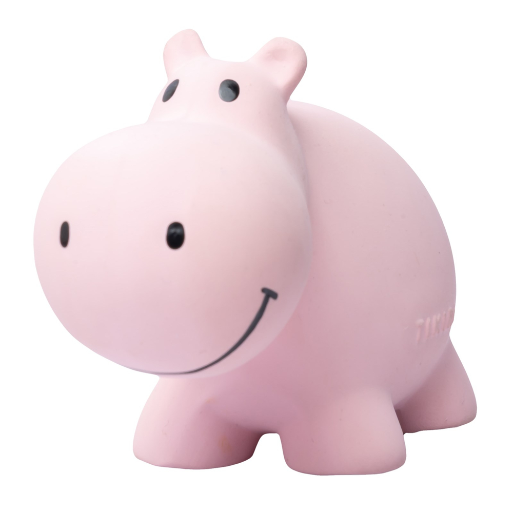 BIBS Tikiri Doğal Kauçuk Diş Kaşıyıcılı Oyuncak - Hippo 