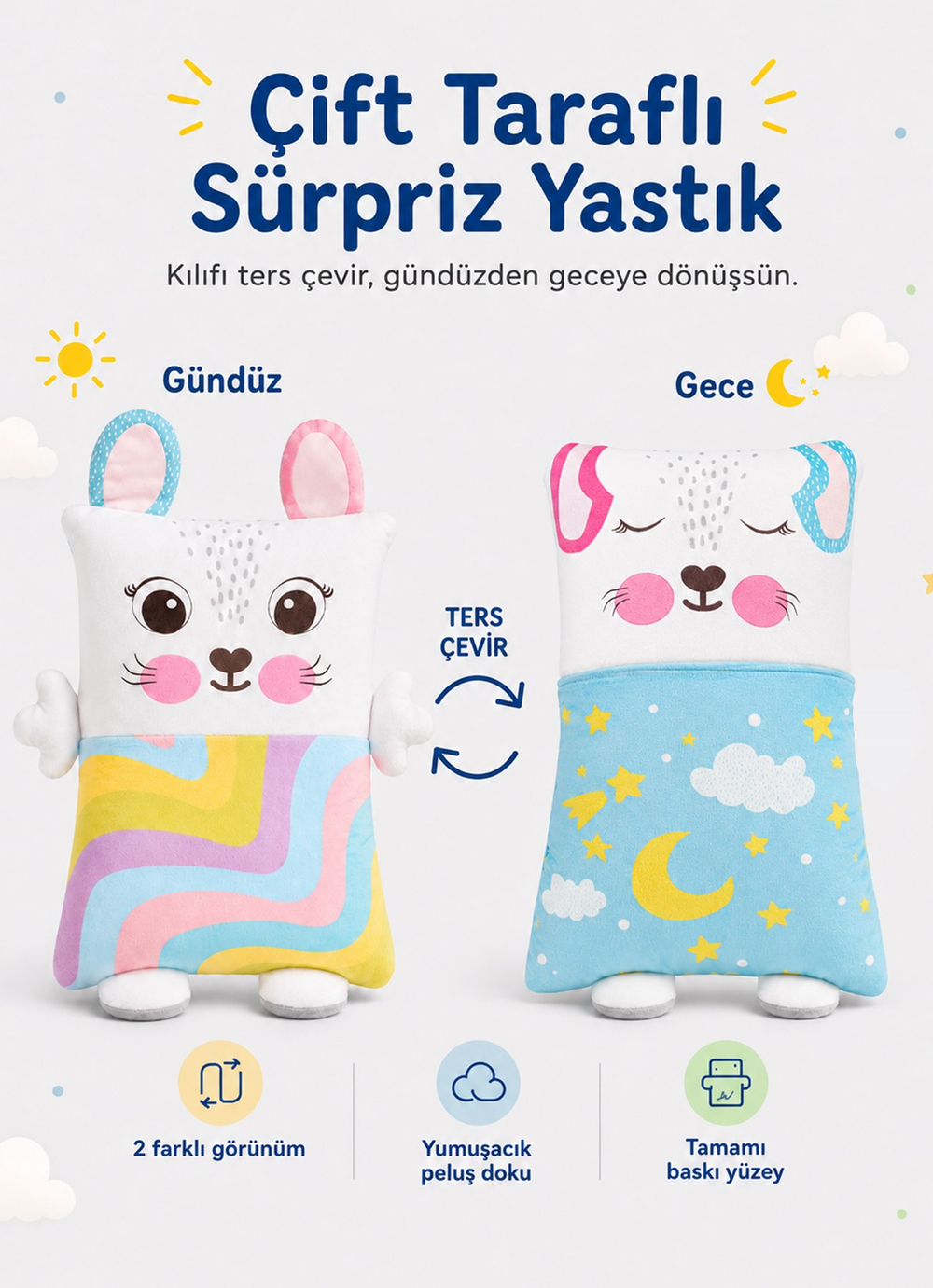 Bonny Yastık Beyaz