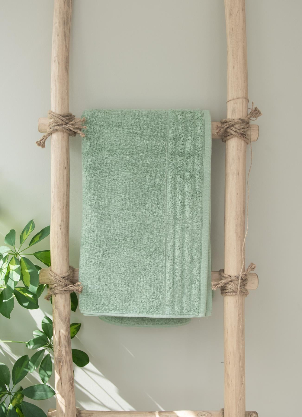 Organik Baş Havlusu Yeşil 70*140 CM
