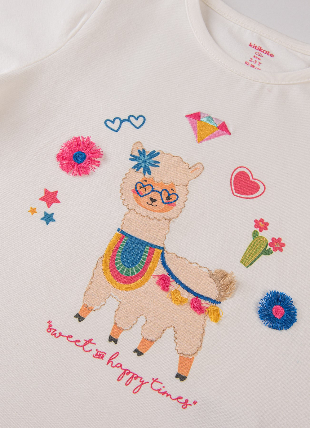Organik Bloom T-Shirt Ekru