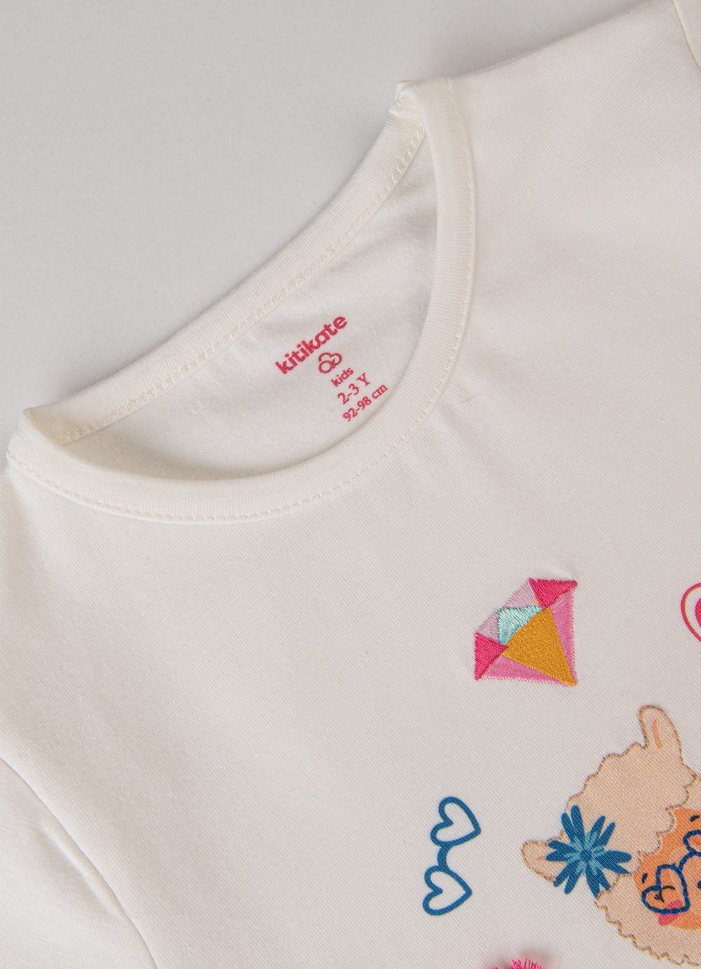 Organik Bloom T-Shirt Ekru