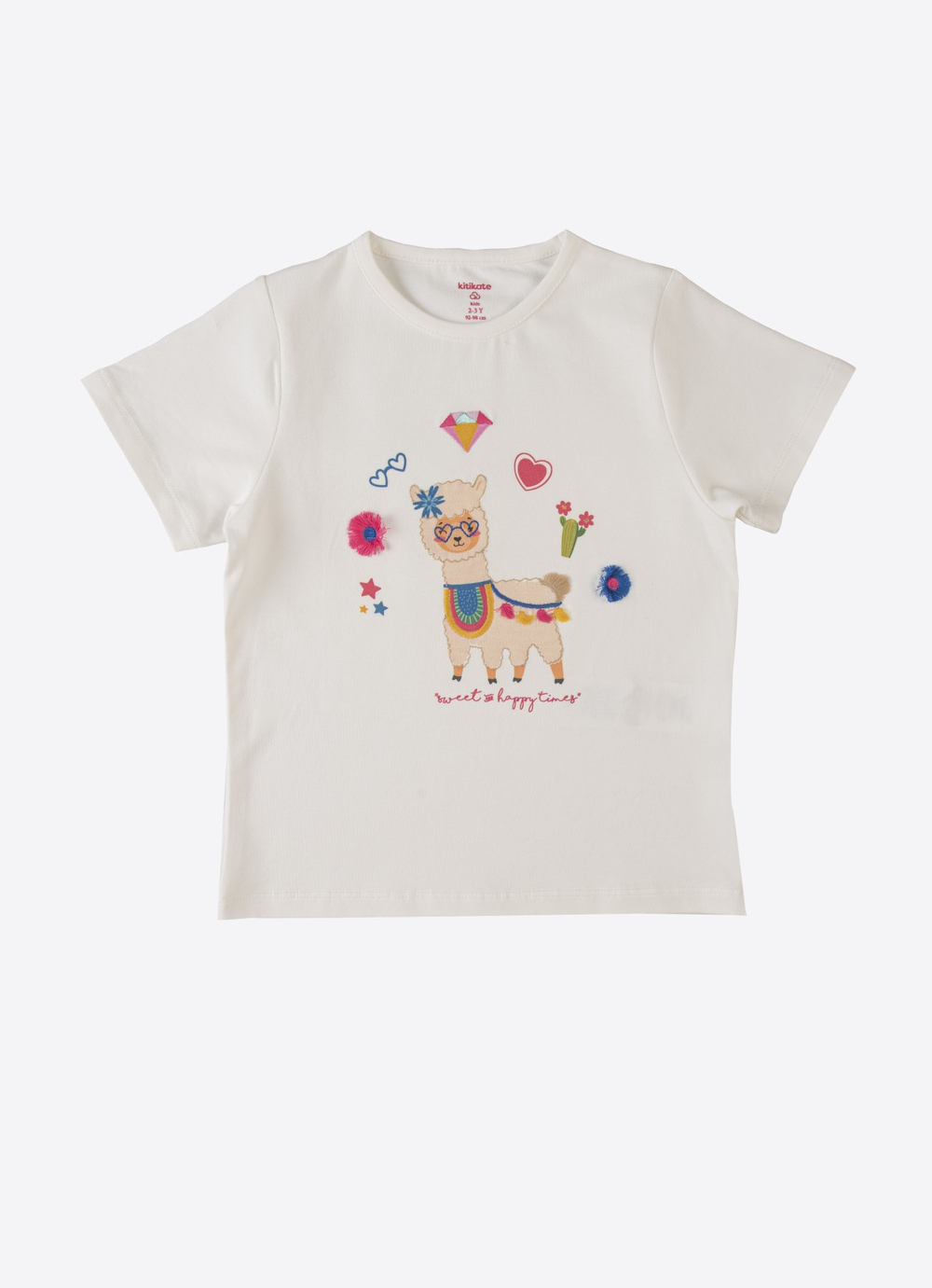 Organik Bloom T-Shirt Ekru