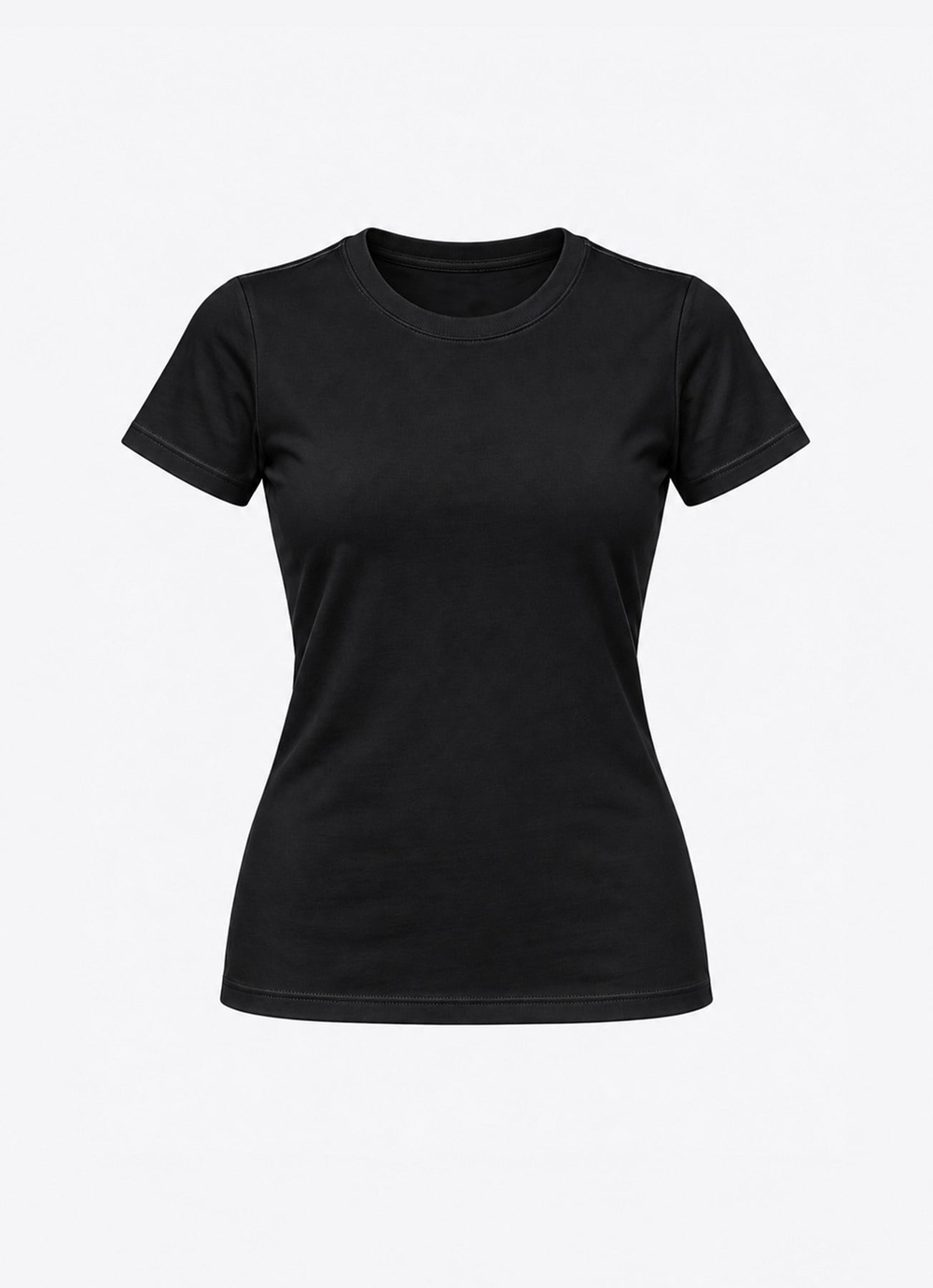 Organik Eliza Slimfit T-Shirt Siyah