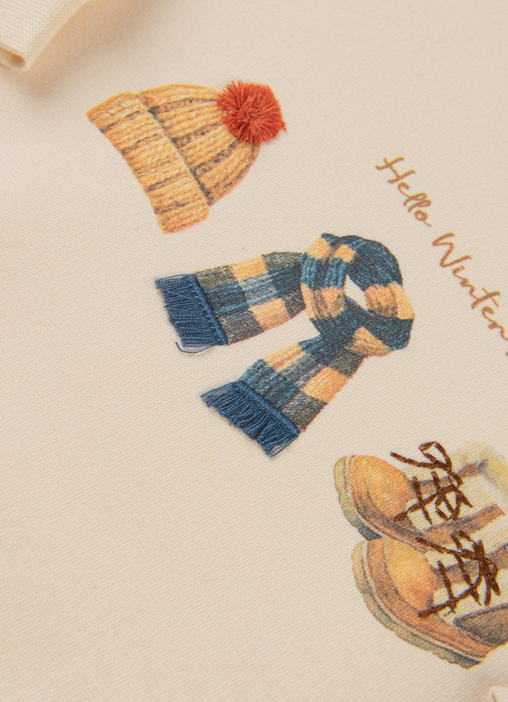 Organik Hello Winter Sweat Natural