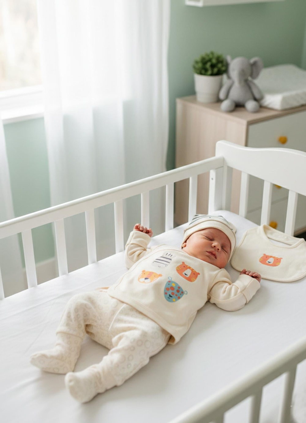 Organik Jungle Bundle 5li Hastane Çıkış Seti Natural