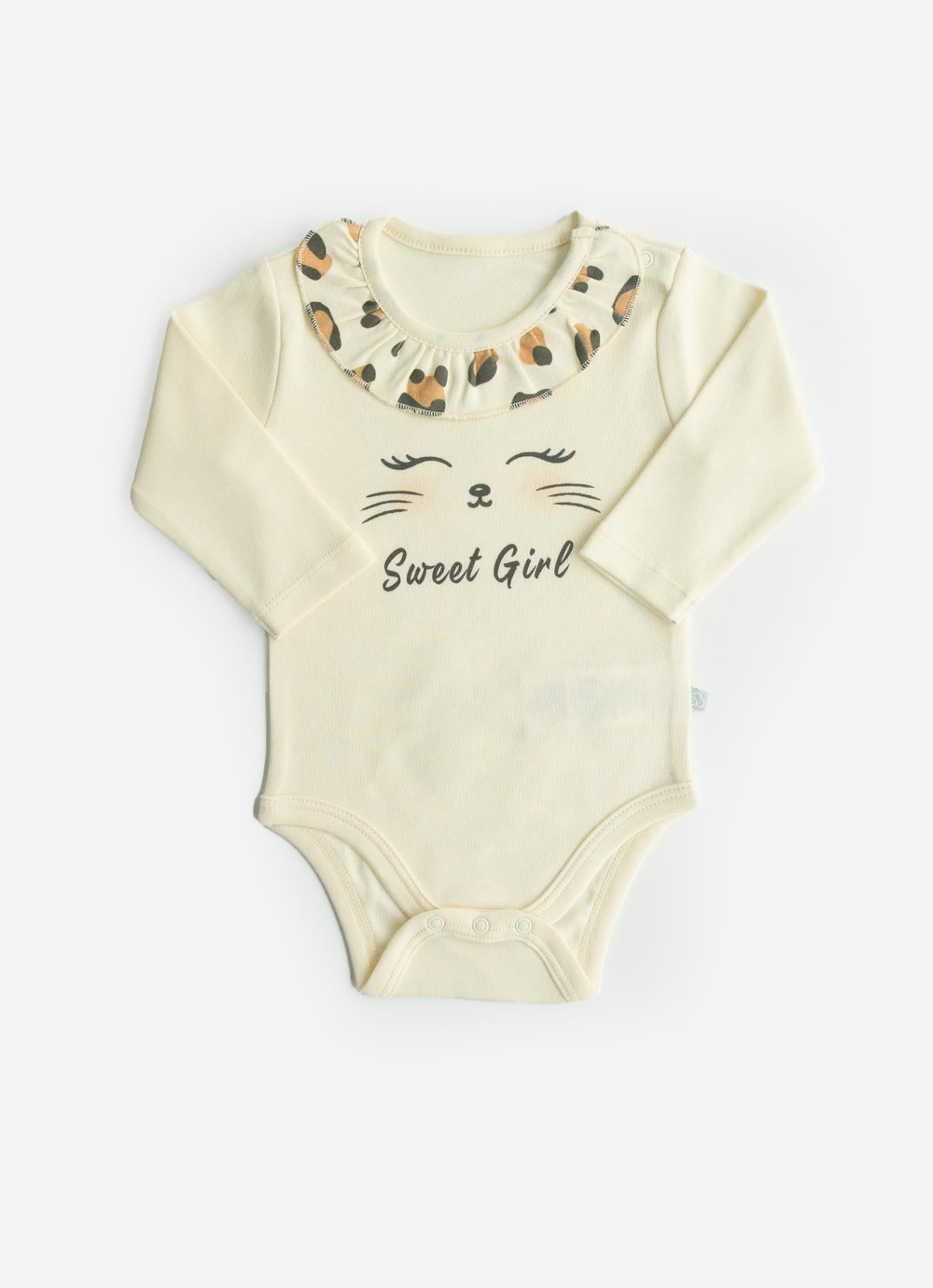 Organik Leopar 3lü Takım Natural