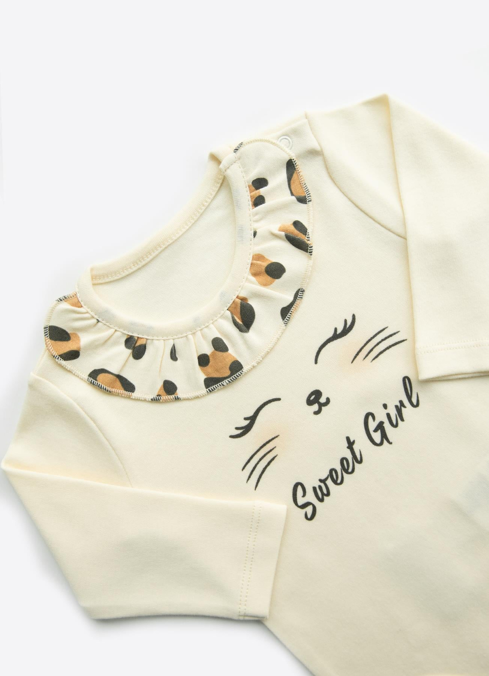 Organik Leopar 3lü Takım Natural