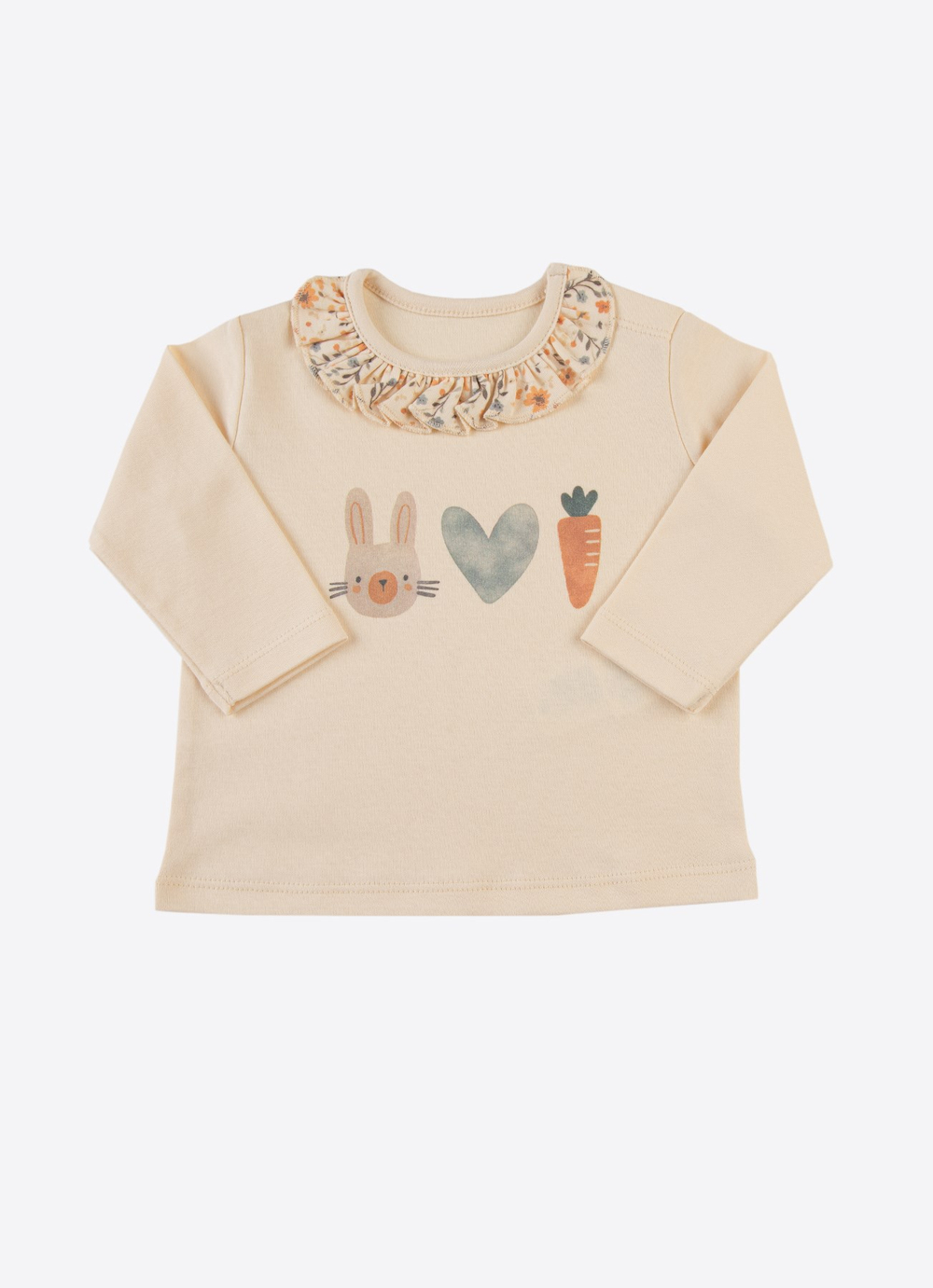 Organik Love Carrot 3lü Takım Bej