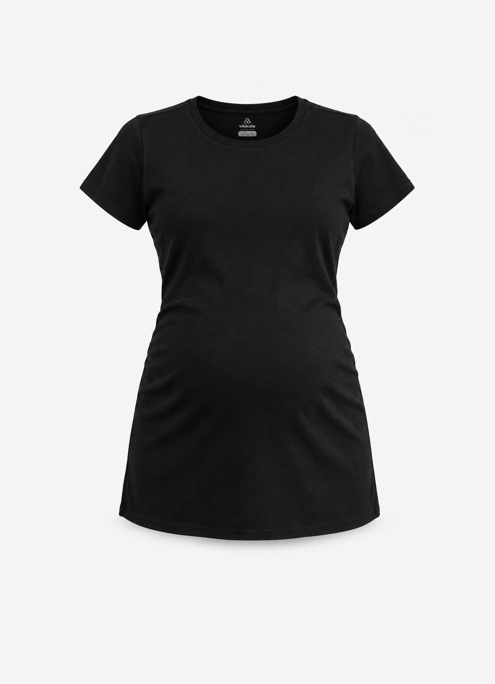 Organik Lucy Hamile T-Shirt Siyah