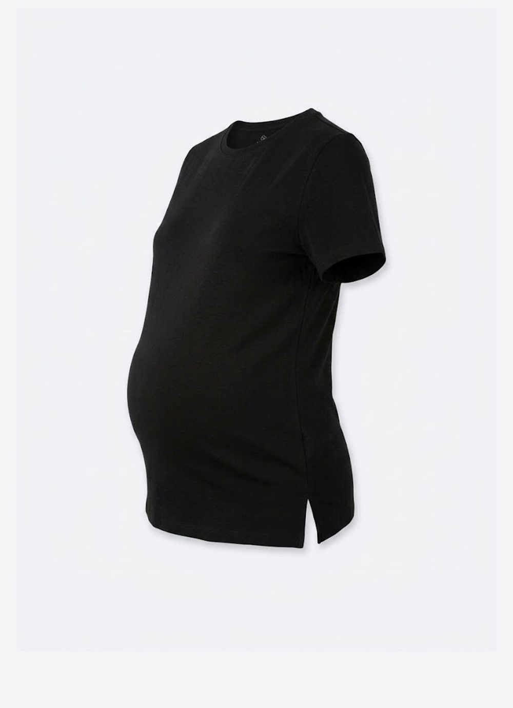 Organik Lucy Hamile T-Shirt Siyah