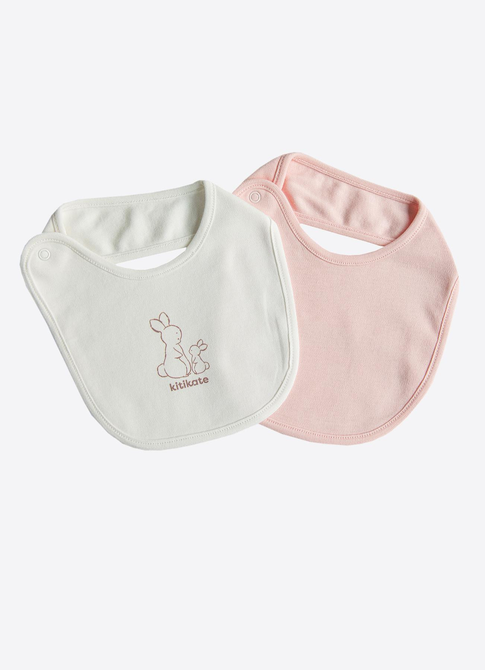 Organik New Basic 2li Önlük Pembe-Ekru