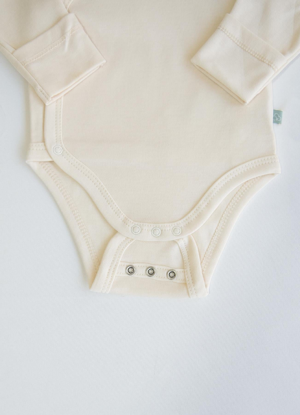 Organik New Basic  Uzayan Kruvaze Uzun Kol Body Natural