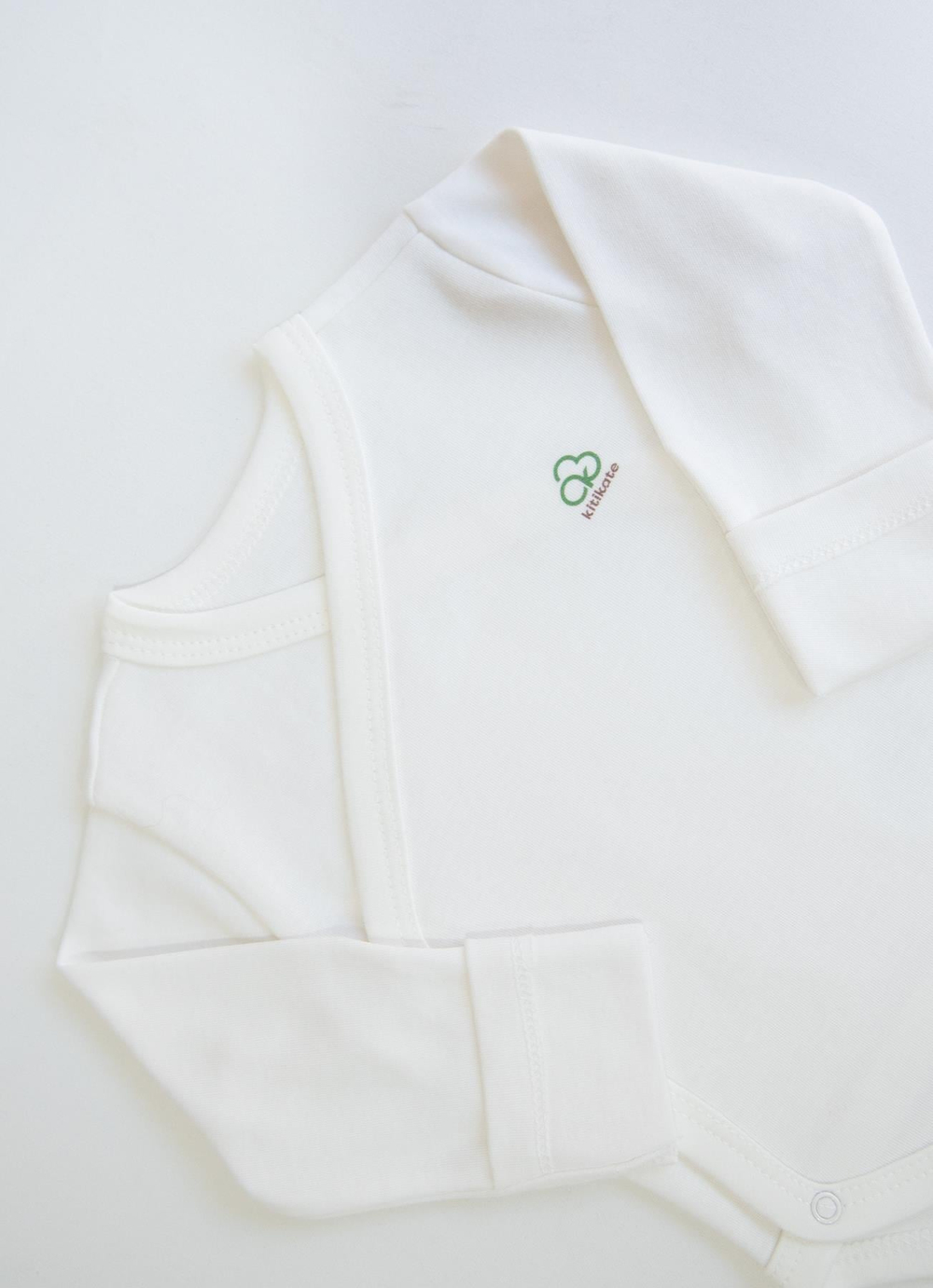 Organik New Basic Uzayan Kruvaze Uzun Kol Body Ekru