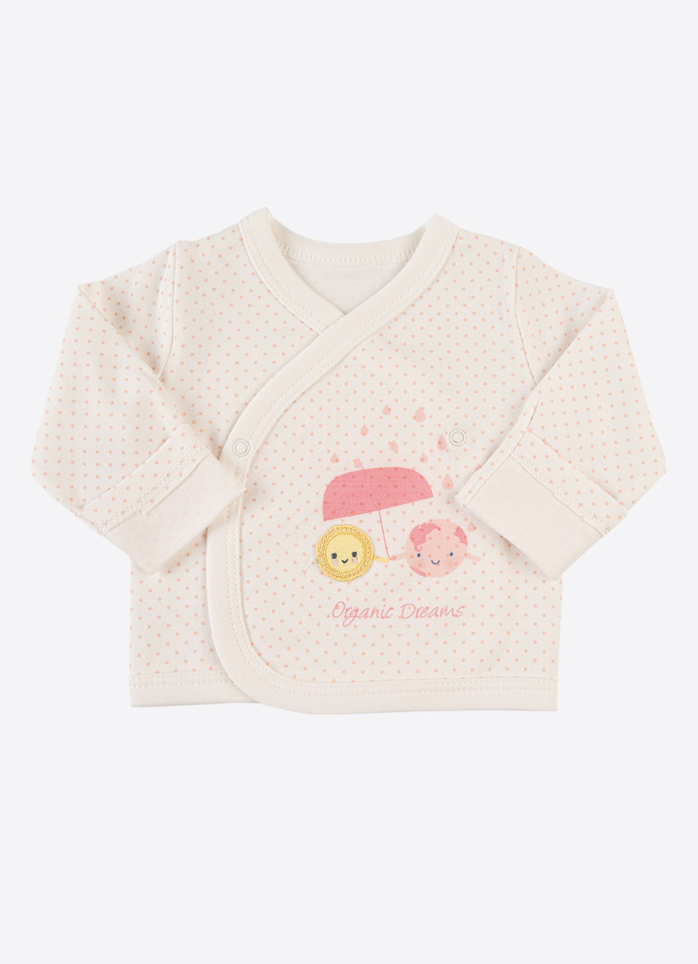 Organik New Dreams Prematüre 4lü Hastane Çıkış Seti Pembe
