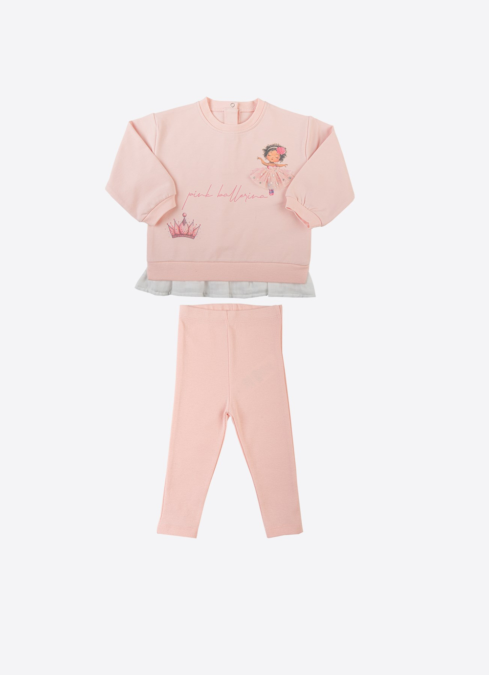Organik Pink Ballerna 2li Takım Pembe