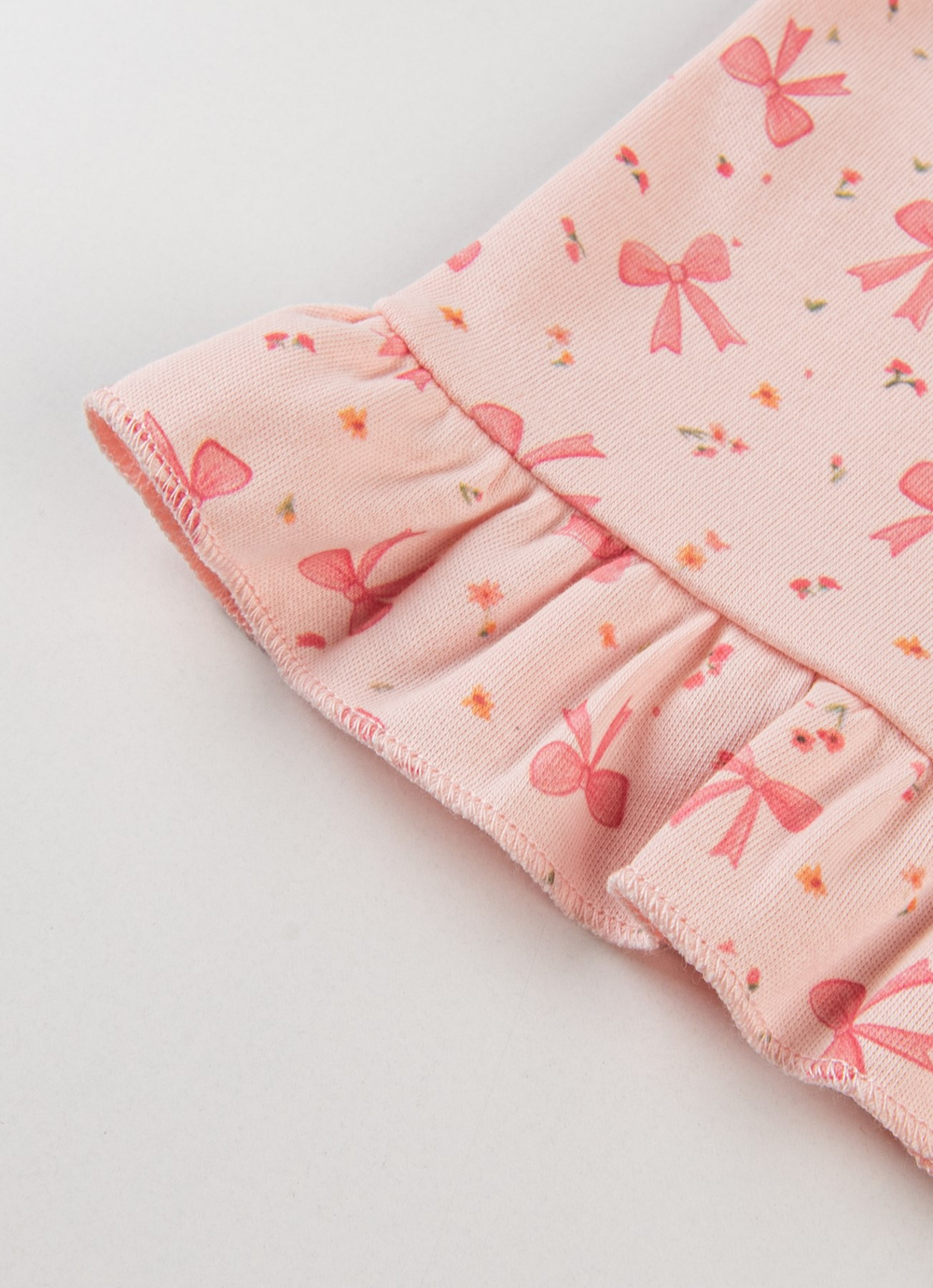 Organik Pink Bow Yelek Pembe