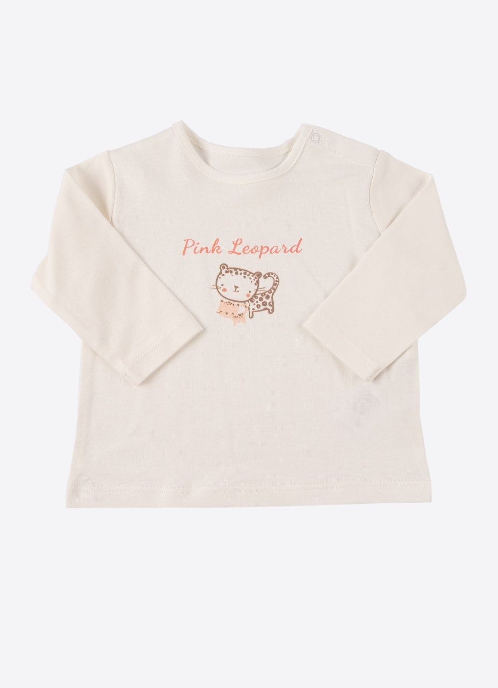 Organik Pink Leopard 3lü Takım Natural