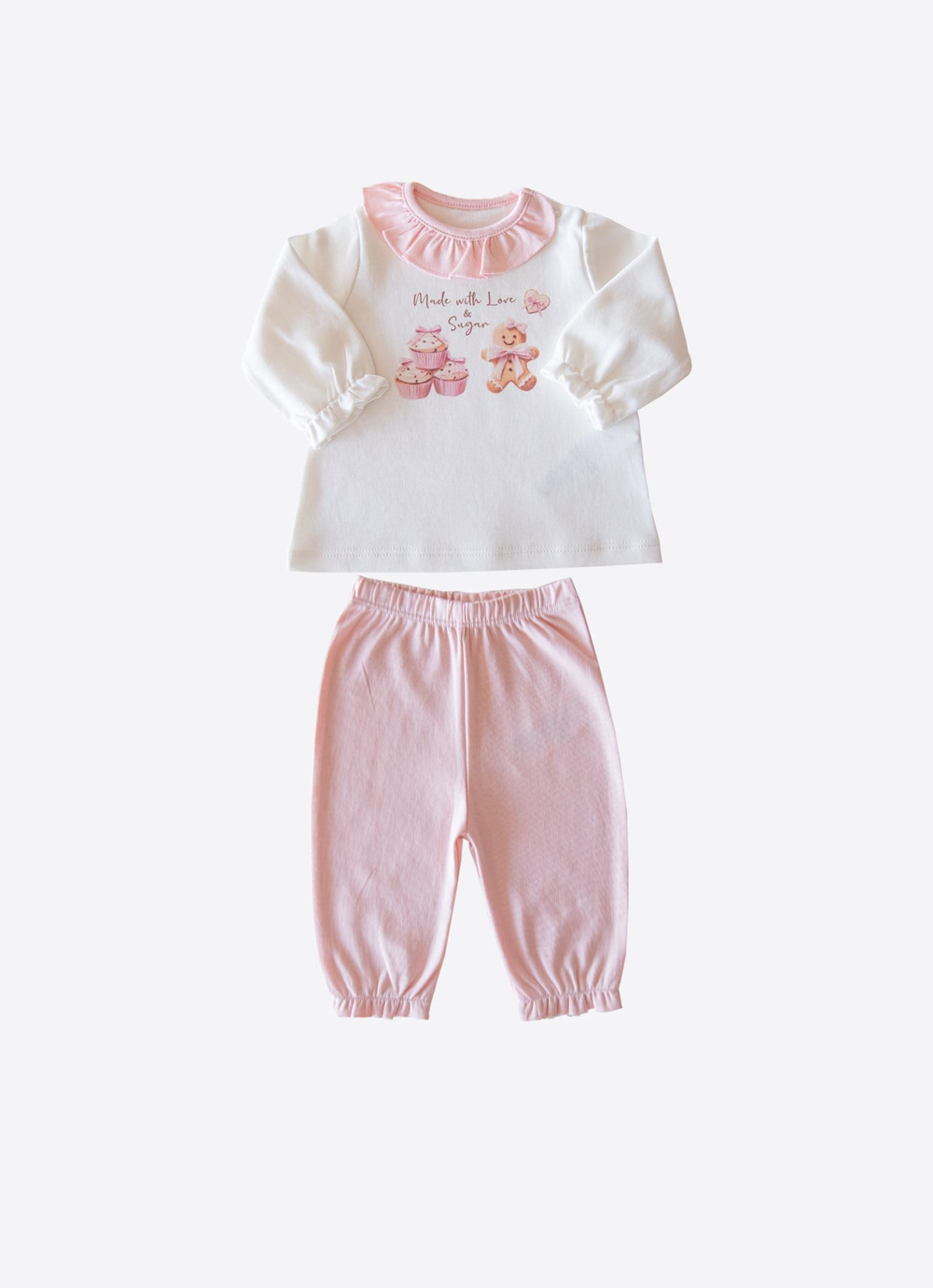 Organik Sugar&Love 2li Takım Pembe