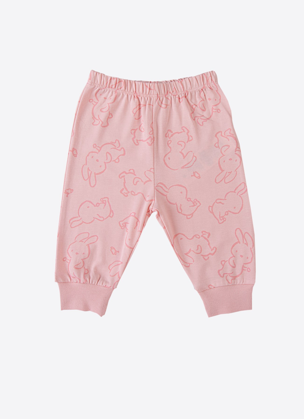 Organik Zody 2li Pijama Takımı Pembe