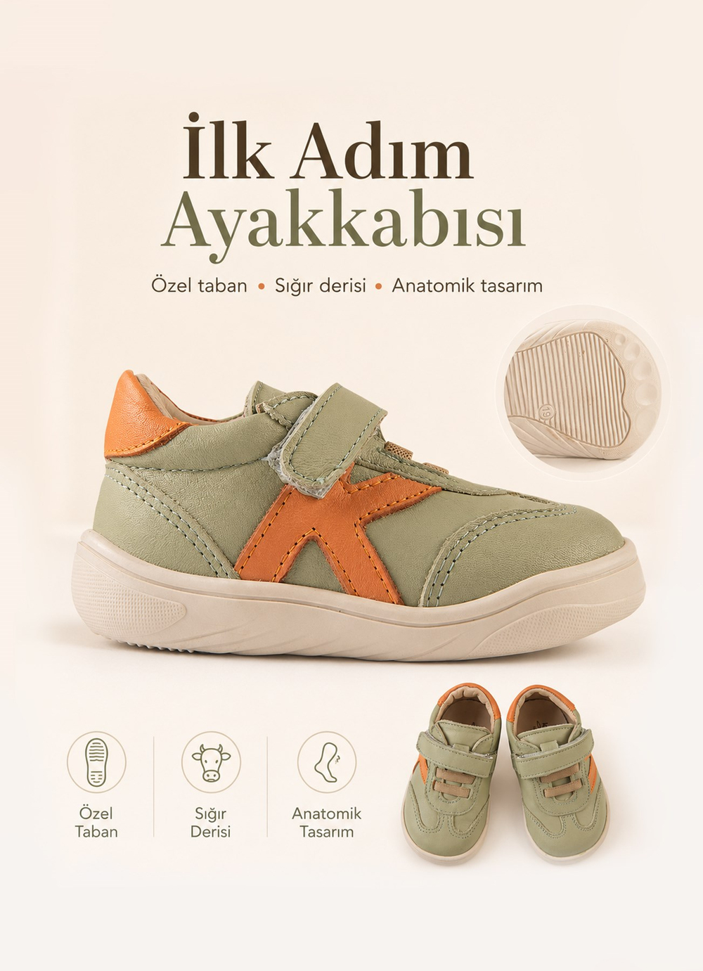 Ruby İlk Adım Ayakkabı Yeşil