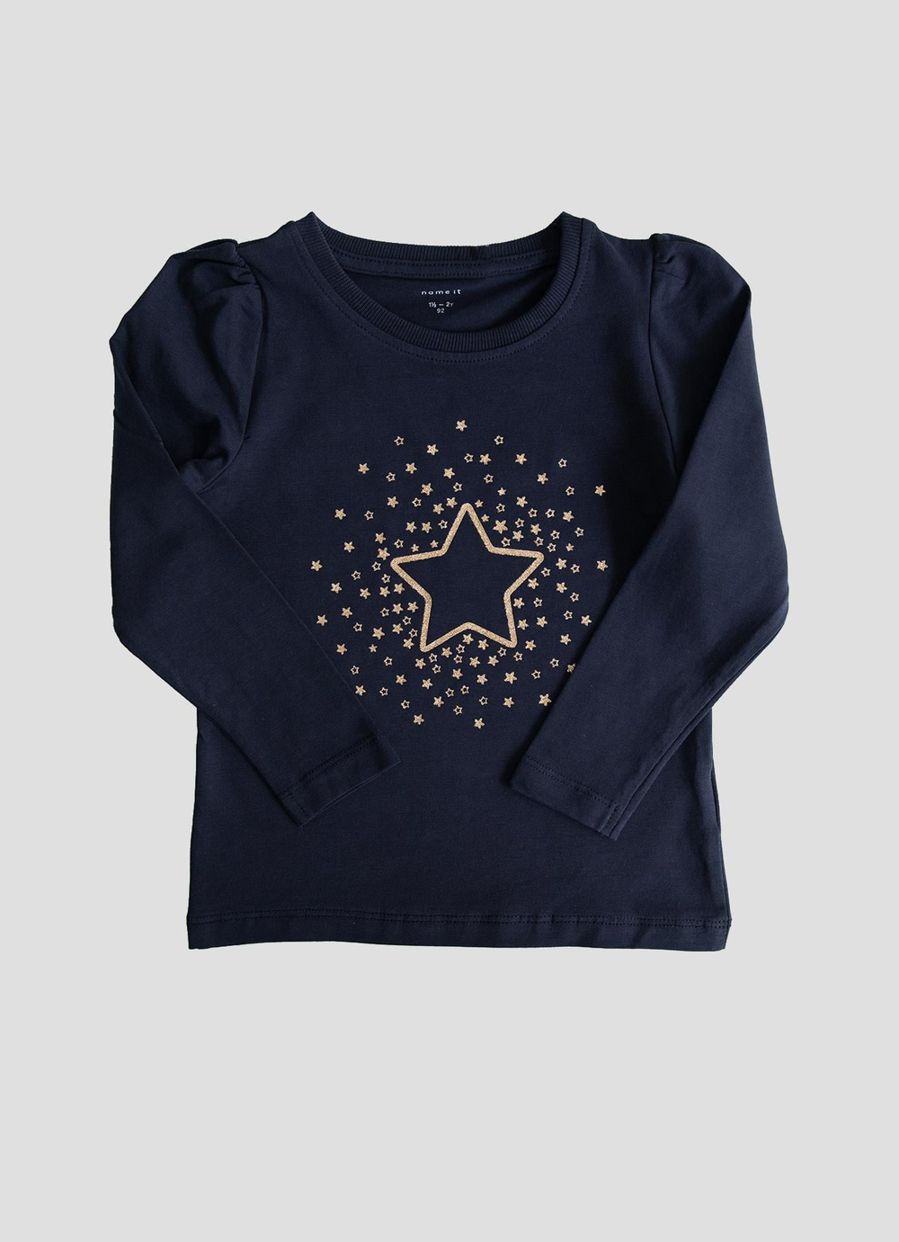NAME IT TSHIRT UZUN KOL LACİVERT