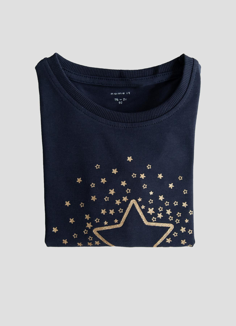 NAME IT TSHIRT UZUN KOL LACİVERT