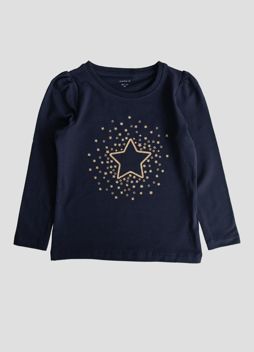 NAME IT TSHIRT UZUN KOL LACİVERT