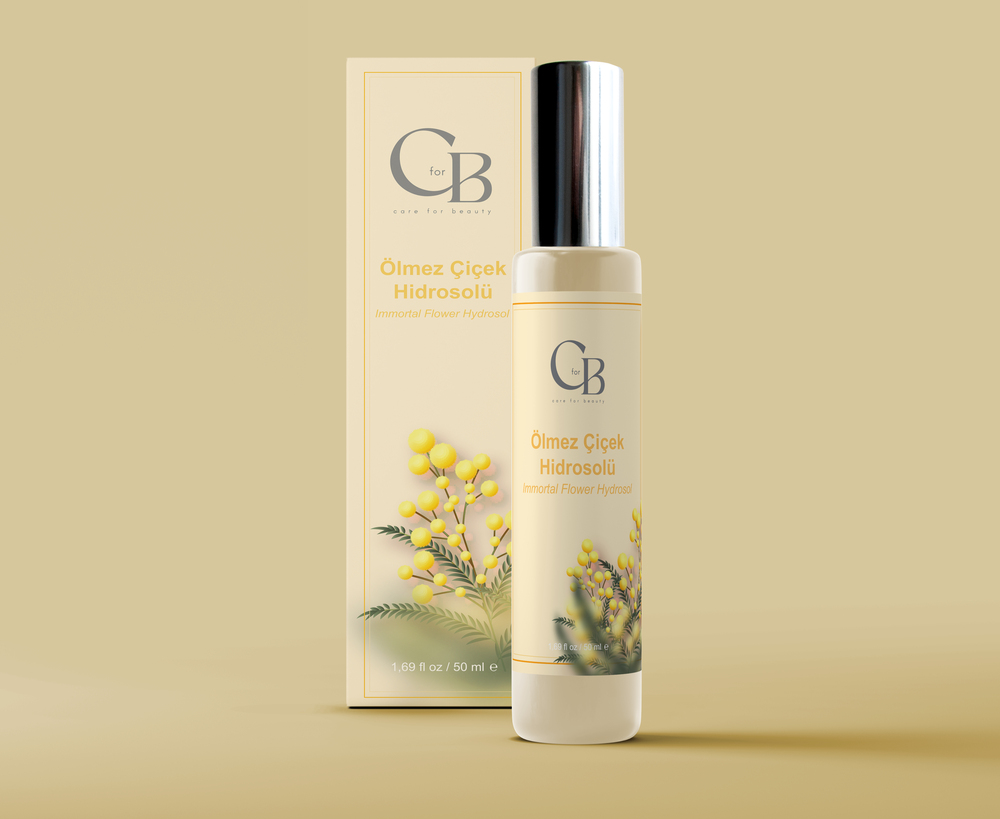 CforB Kırışıklık Gidermeye Yardımcı %100 Saf Ölmez Çiçek Hidrosolü 50ml