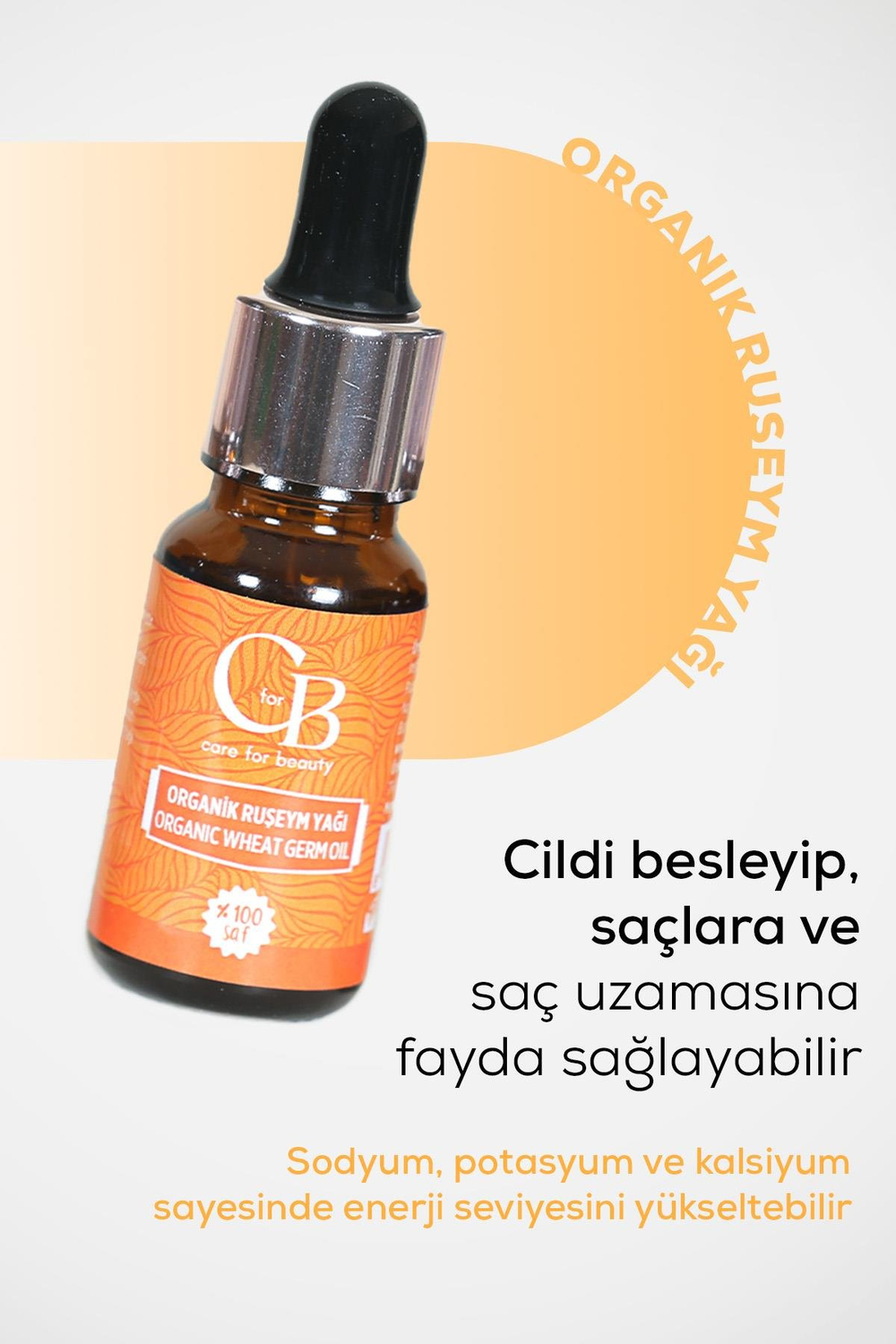 Organik Ruşeym Yağı/Organic Wheat Germ Oil