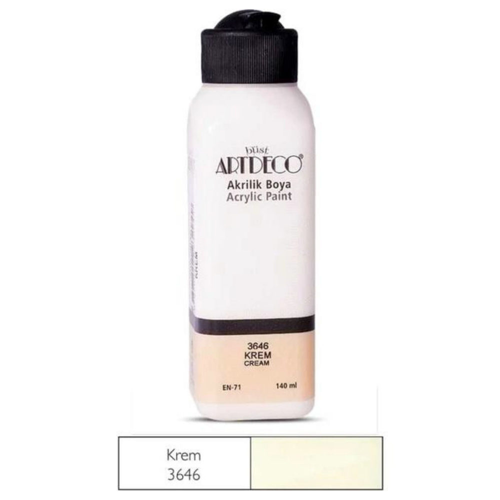 Artdeco Akrilik Boya 140 ml 3646 Krem