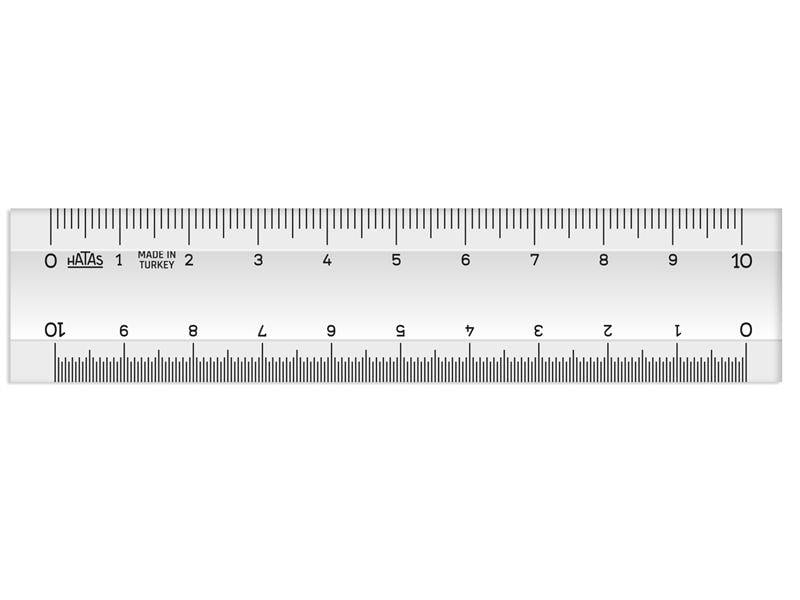 Hatas Desimetre Cetvel 10 CM