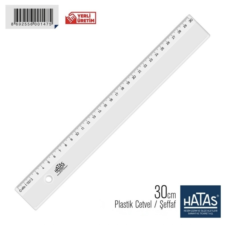 Hatas Plastik Sanat Cetveli 30cm