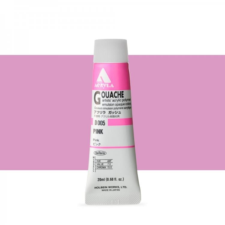 Holbein Akrilik Guaj 20 ml D005 Pink