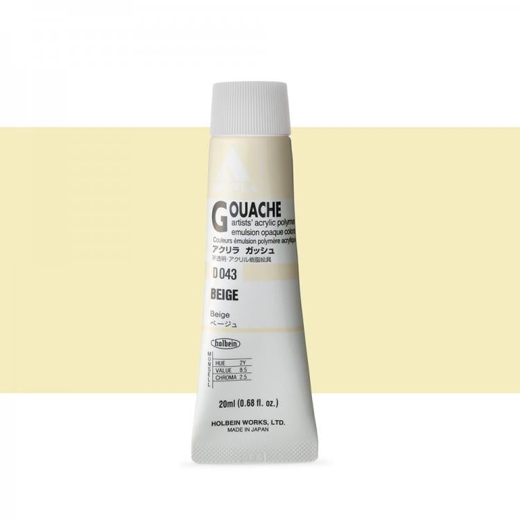 Holbein Akrilik Guaj 20 ml D043 Beige