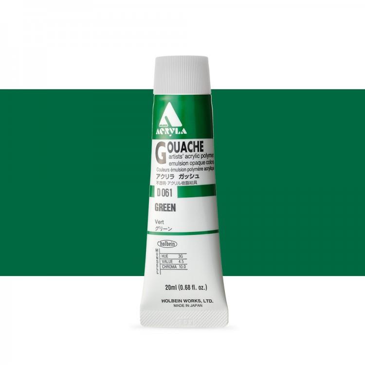 Holbein Akrilik Guaj 20 ml D061 Green