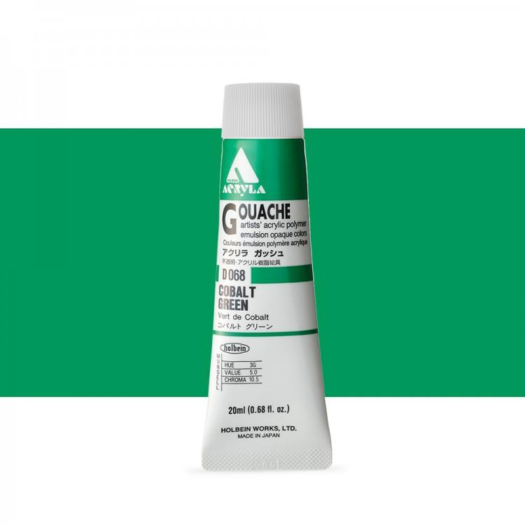 Holbein Akrilik Guaj 20 ml D068 Cobalt Green