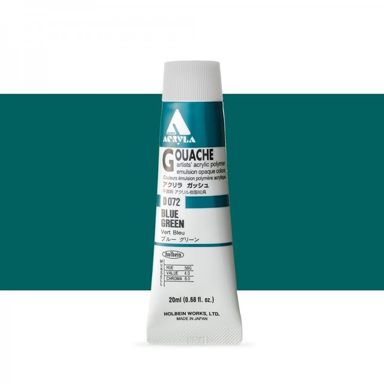 Holbein Akrilik Guaj 20 ml D072 Blue Green