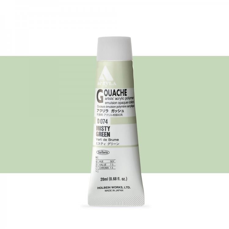Holbein Akrilik Guaj 20 ml D074 Misty Green