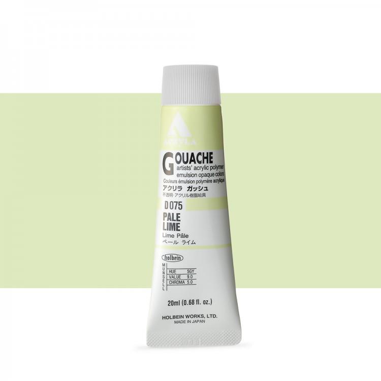 Holbein Akrilik Guaj 20 ml D075 Pale Lime