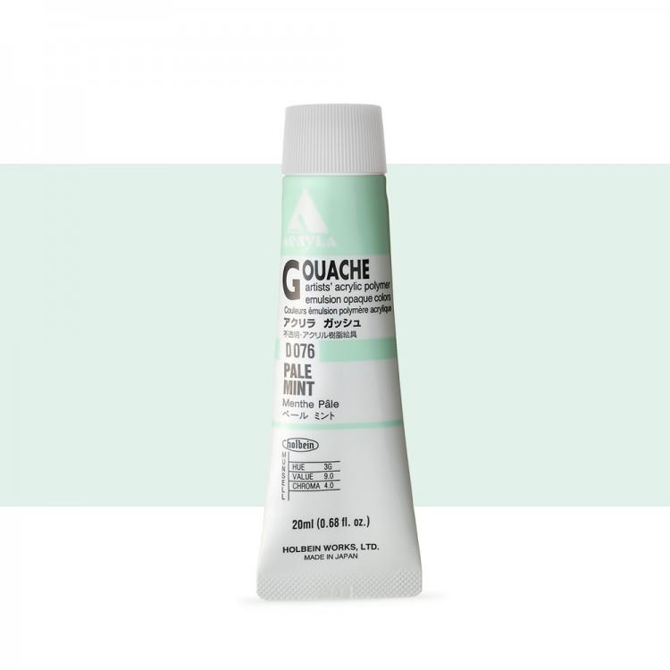 Holbein Akrilik Guaj 20 ml D076 Pale Mint