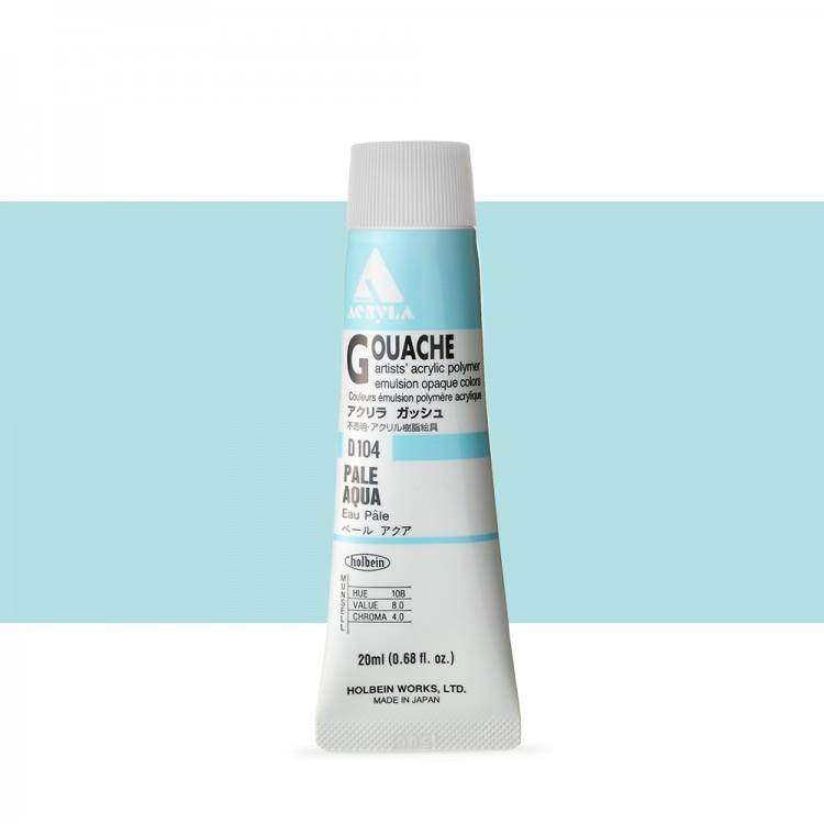 Holbein Akrilik Guaj 20 ml D104 Pale Aqua