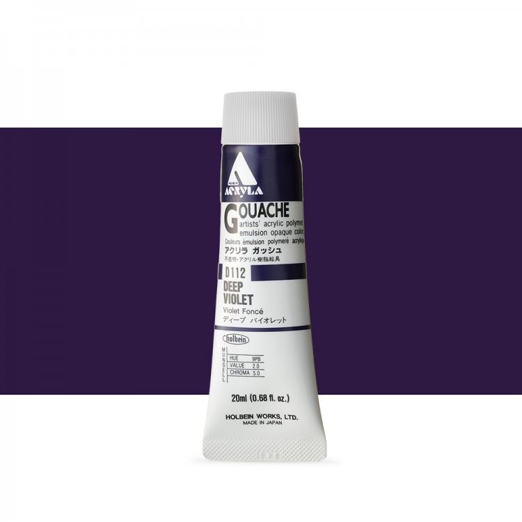 Holbein Akrilik Guaj 20 ml D112 Deep Violet
