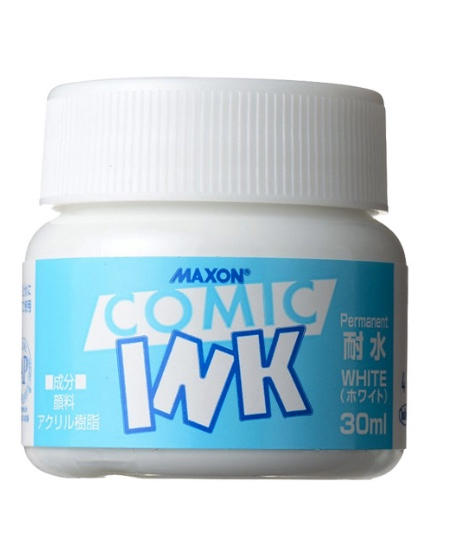 Holbein Maxon Comic Ink Beyaz Mürekkep 30ml