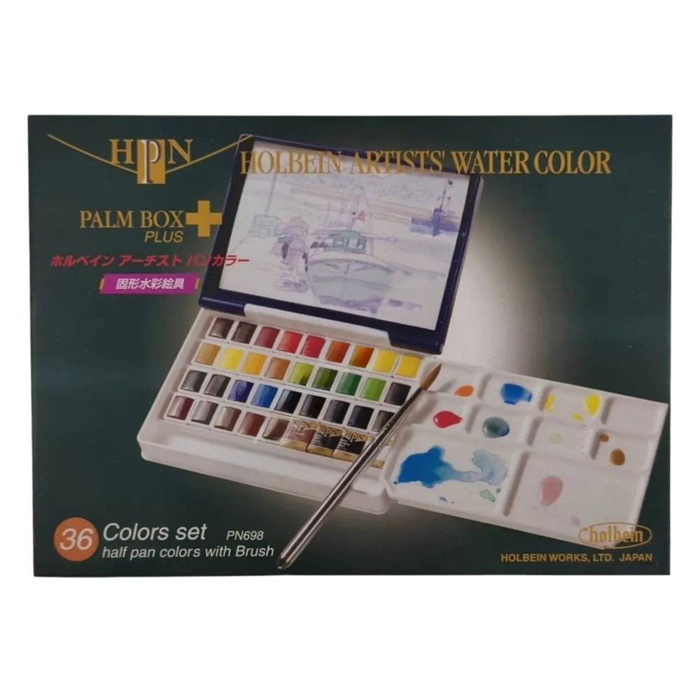 Holbein Profesyonel 36'lı Tablet Suluboya Seti