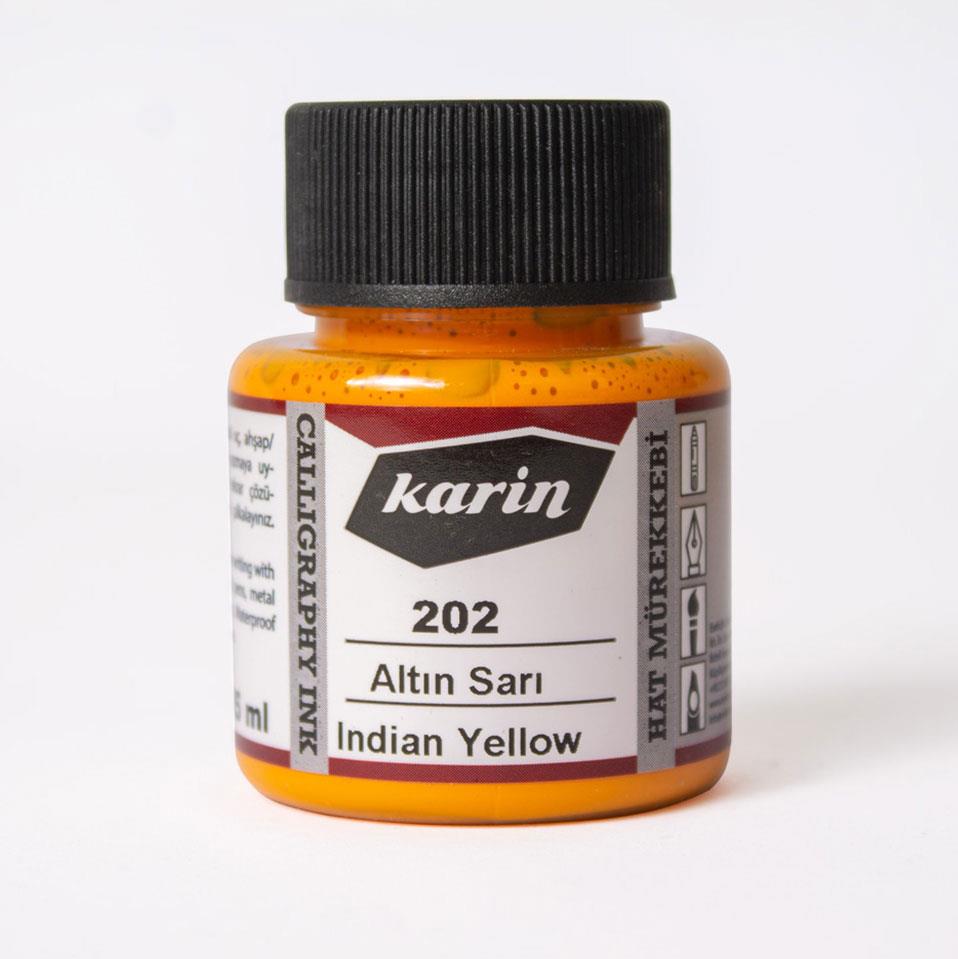 Karin Hat Mürekkebi 202 Safran 45 ml