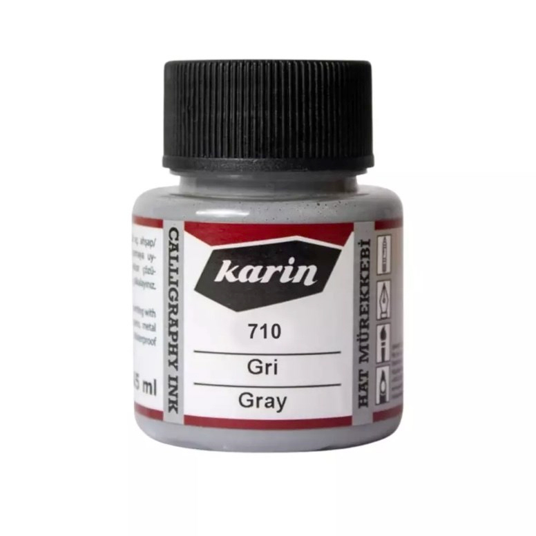 Karin Hat Mürekkebi 710 Gri 45 ml