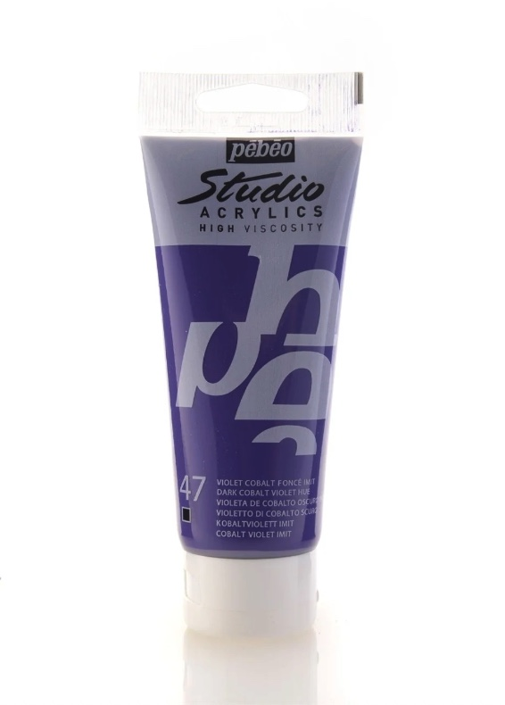 Pebeo Studio Akrilik Boya 100ml 47 Dark Cobalt Violet