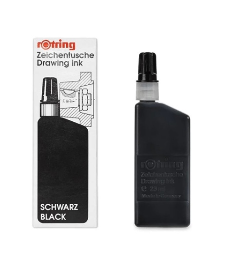 Rotring Rapido Mürekkebi Siyah Waterproof