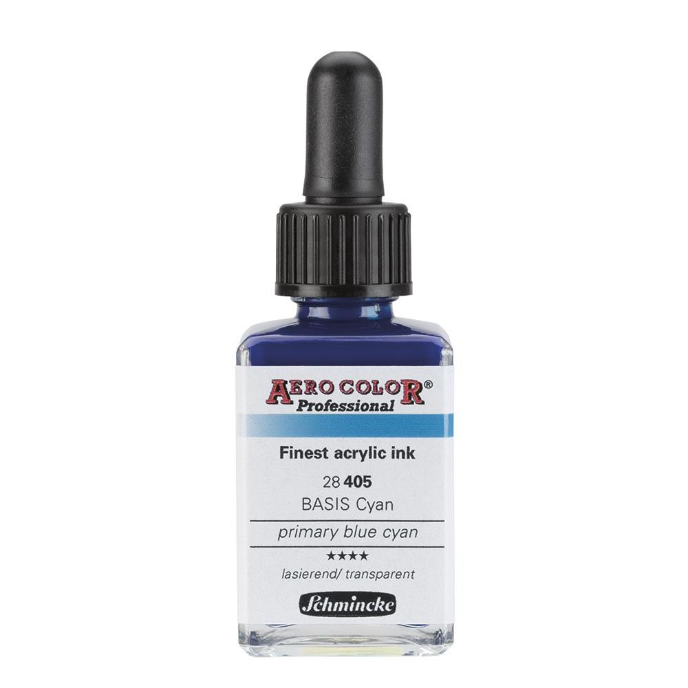 Schmincke Aero Color Akrilik Mürekkep 28 ml 405 Primary Blue Cyan