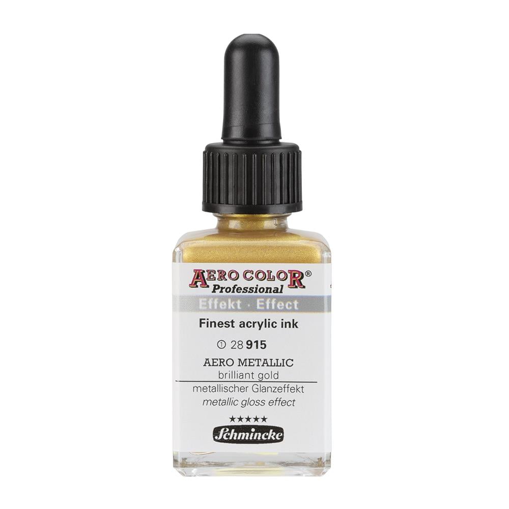 Schmincke Aero Color Akrilik Mürekkep 28 ml 915 Aero Metallic Bri